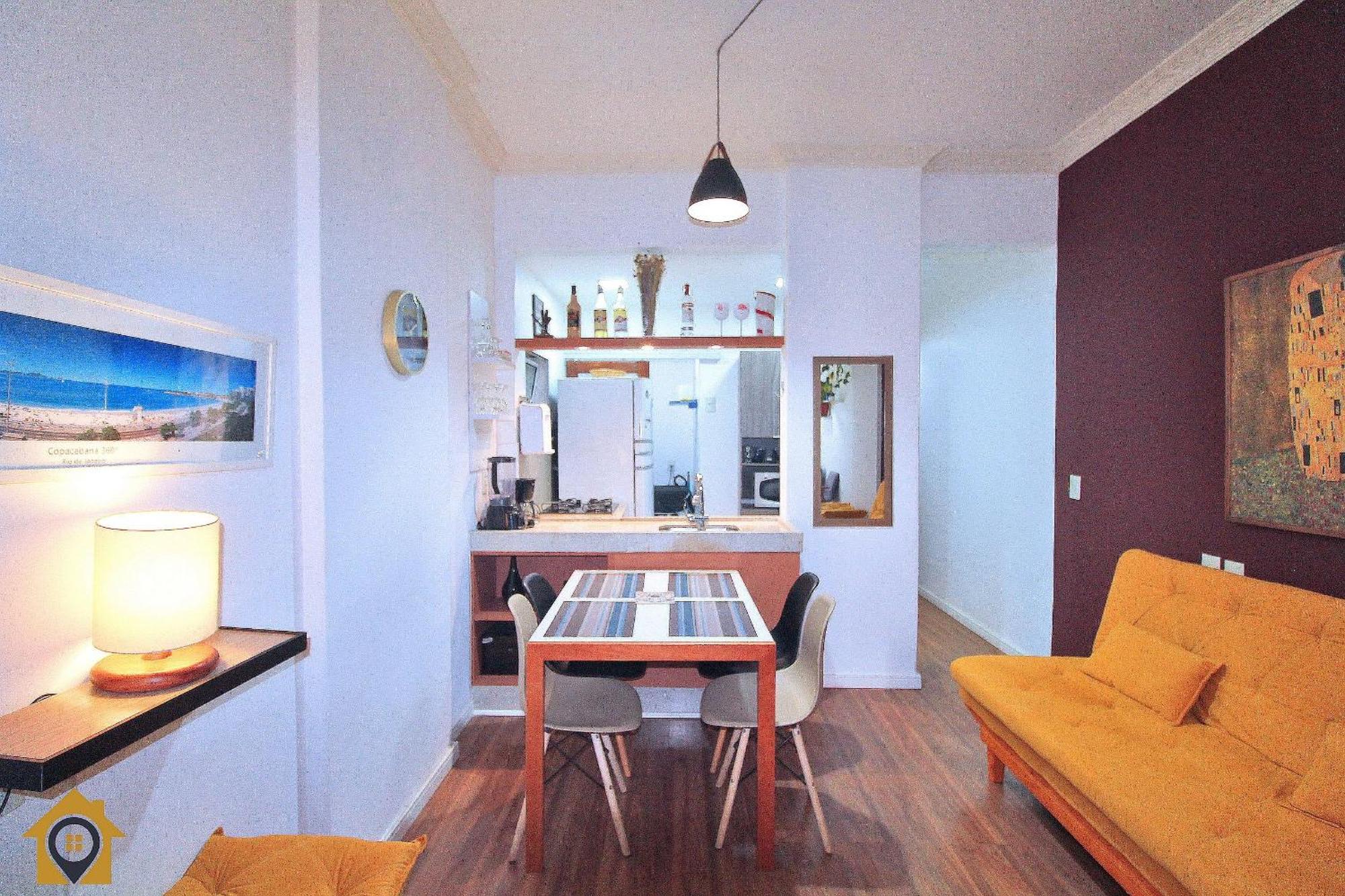 Encantador 1 Quarto: 300m Da De Copacabana Apartamento